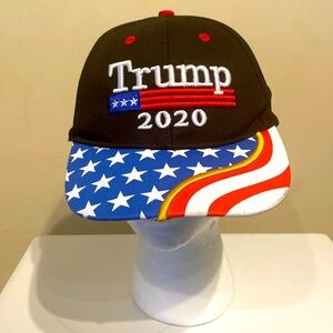 Unisex Adjustable Embroidered Trump 2020 Hat Baseball Cap patriotic brim OSFM
